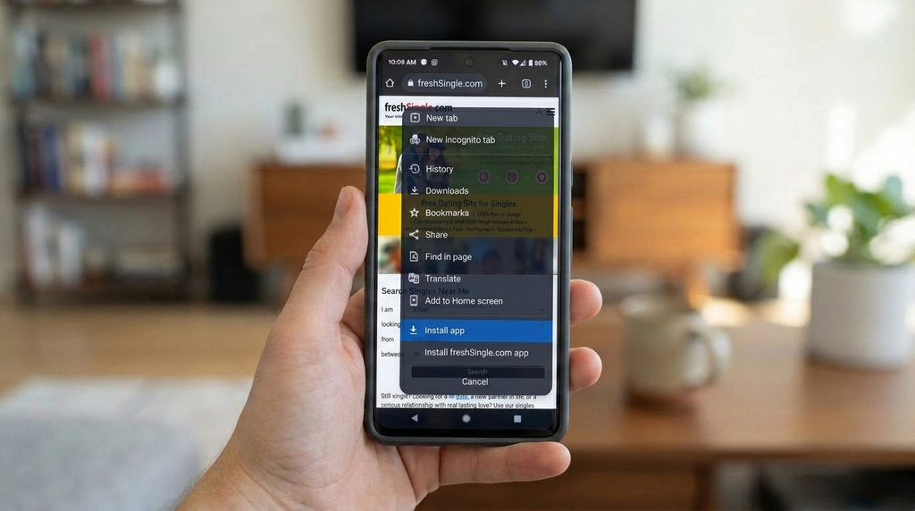 freshSingle App Download for Android and iOS